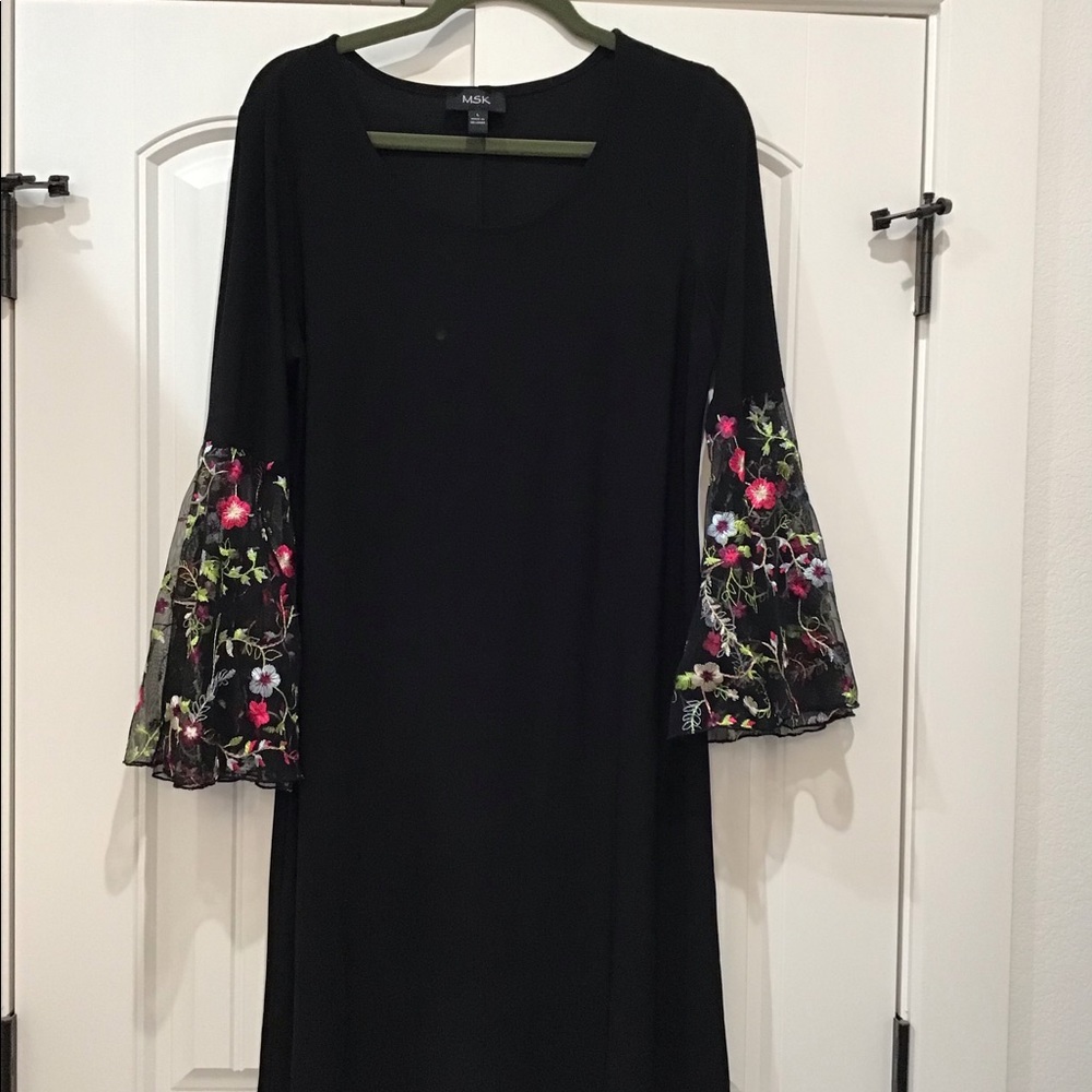 MSK black dress large